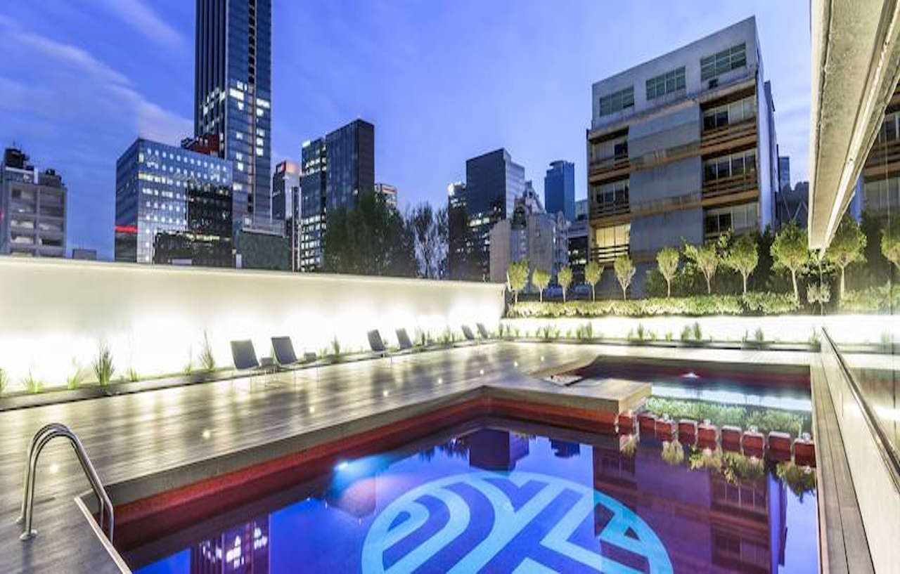 Nh 컬렉션 멕시코 시티 레포르마 외부 사진 The pool at the hotel